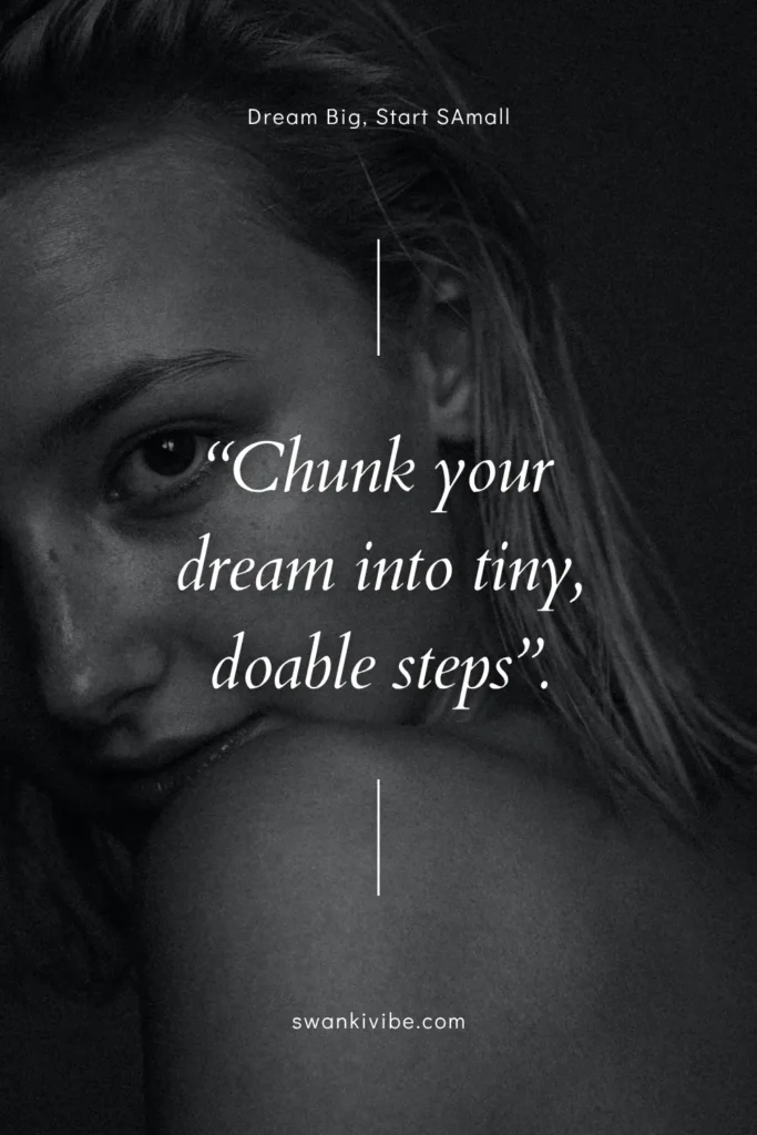 doable steps make your dream true