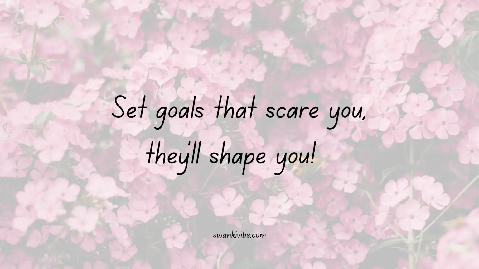 set clear goals