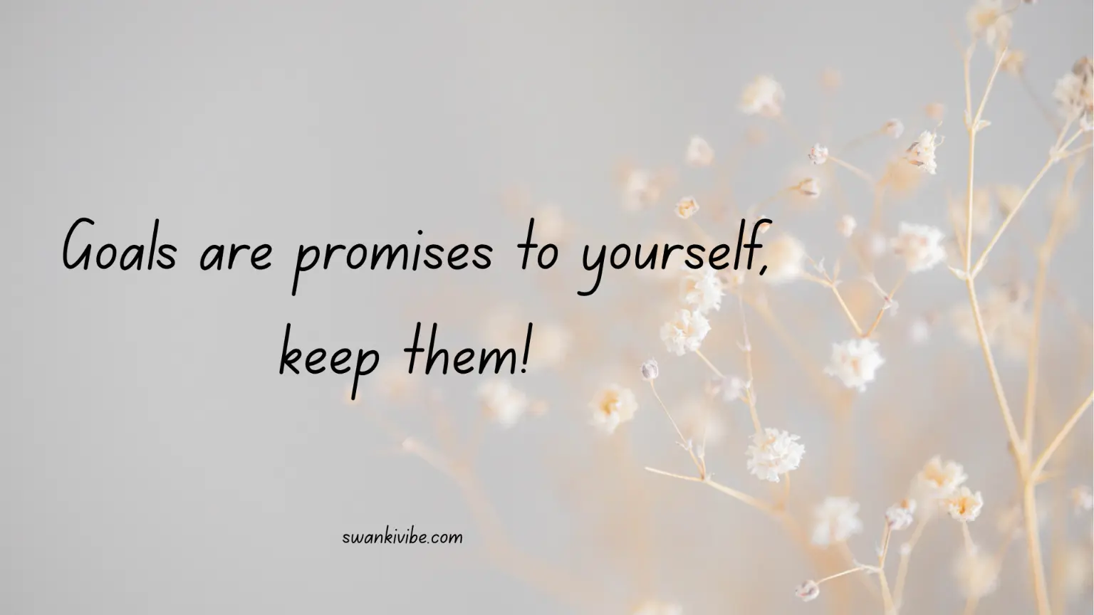 keep your promises