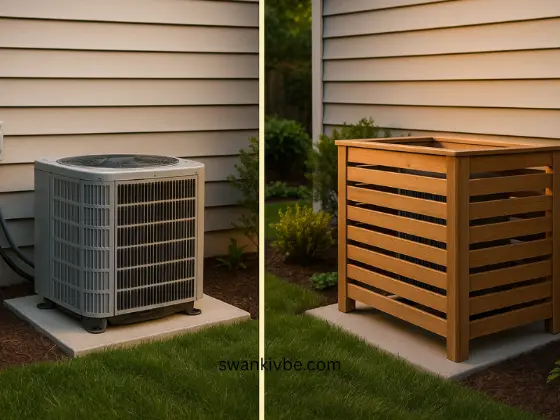 hidden and unhidden AC comparison