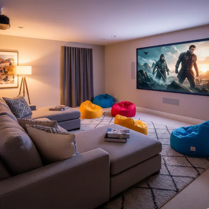 DIY-Living-Room-Theater idea