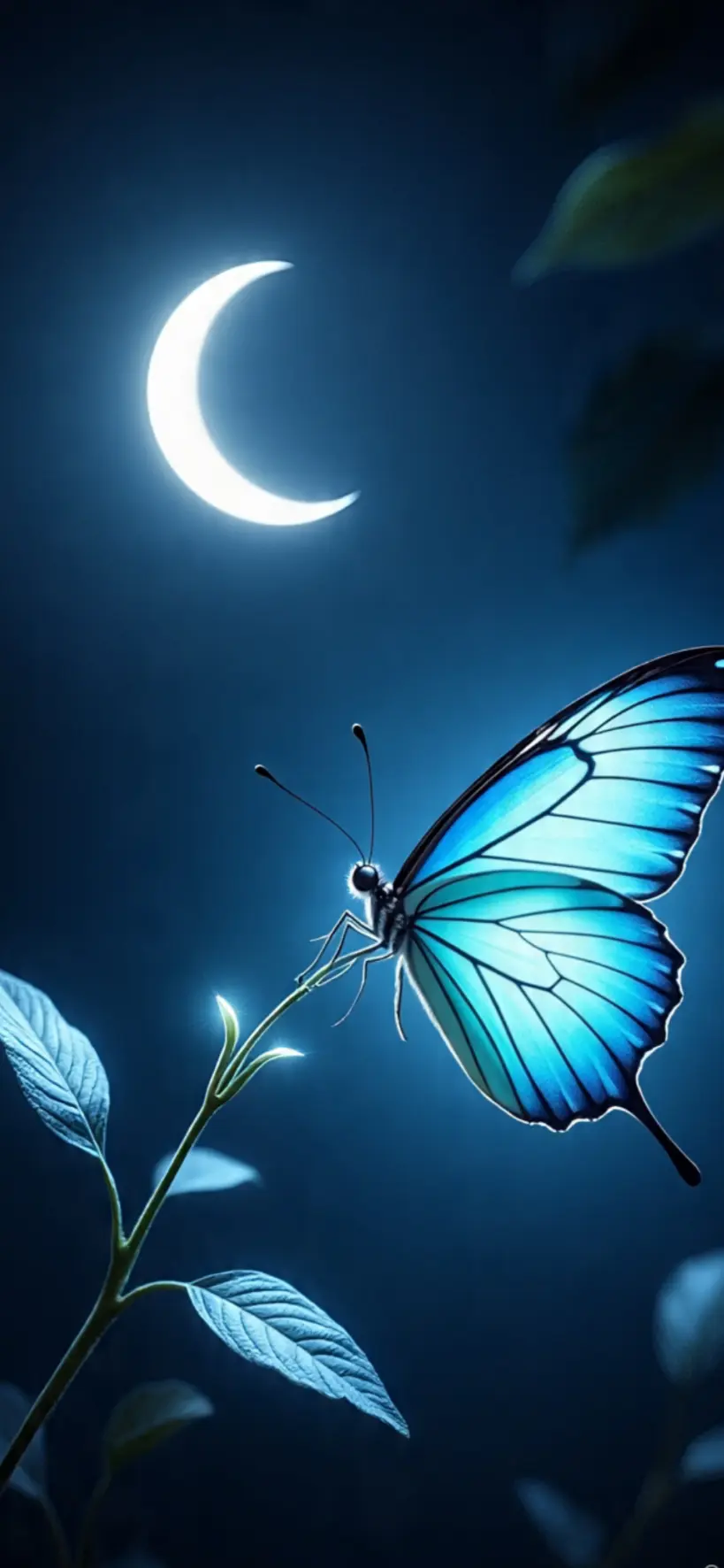 Blue Butterfly iPhone Wallpapers  23