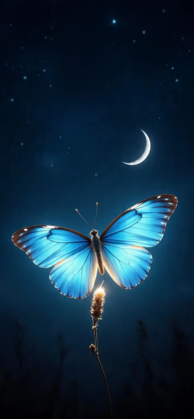 Blue Butterfly iPhone Wallpapers  24