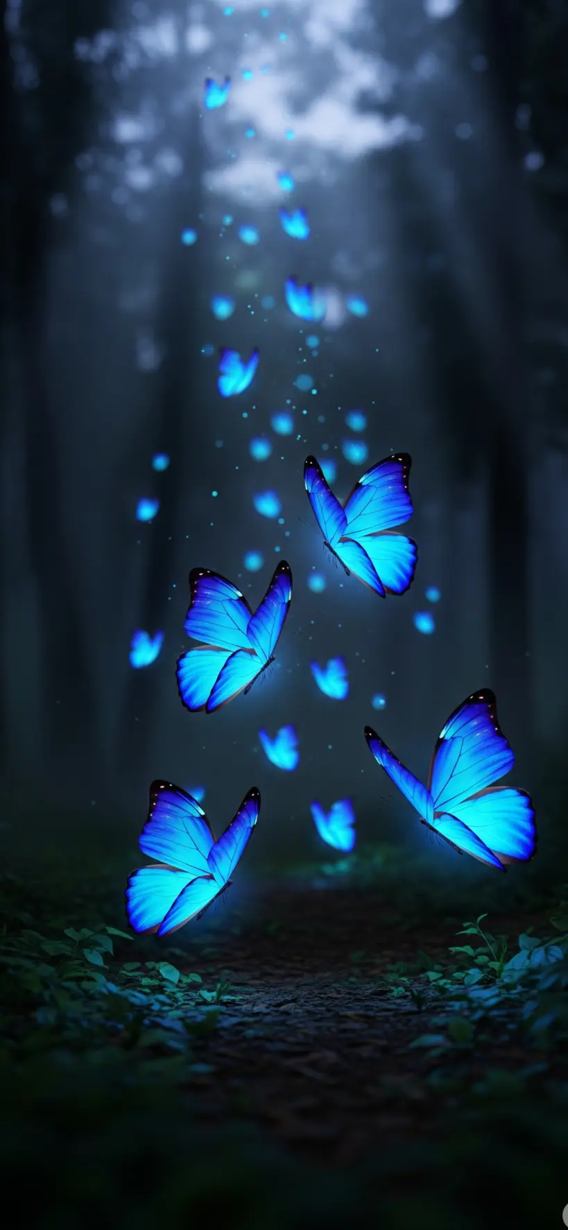 Blue Butterfly iPhone Wallpapers  26