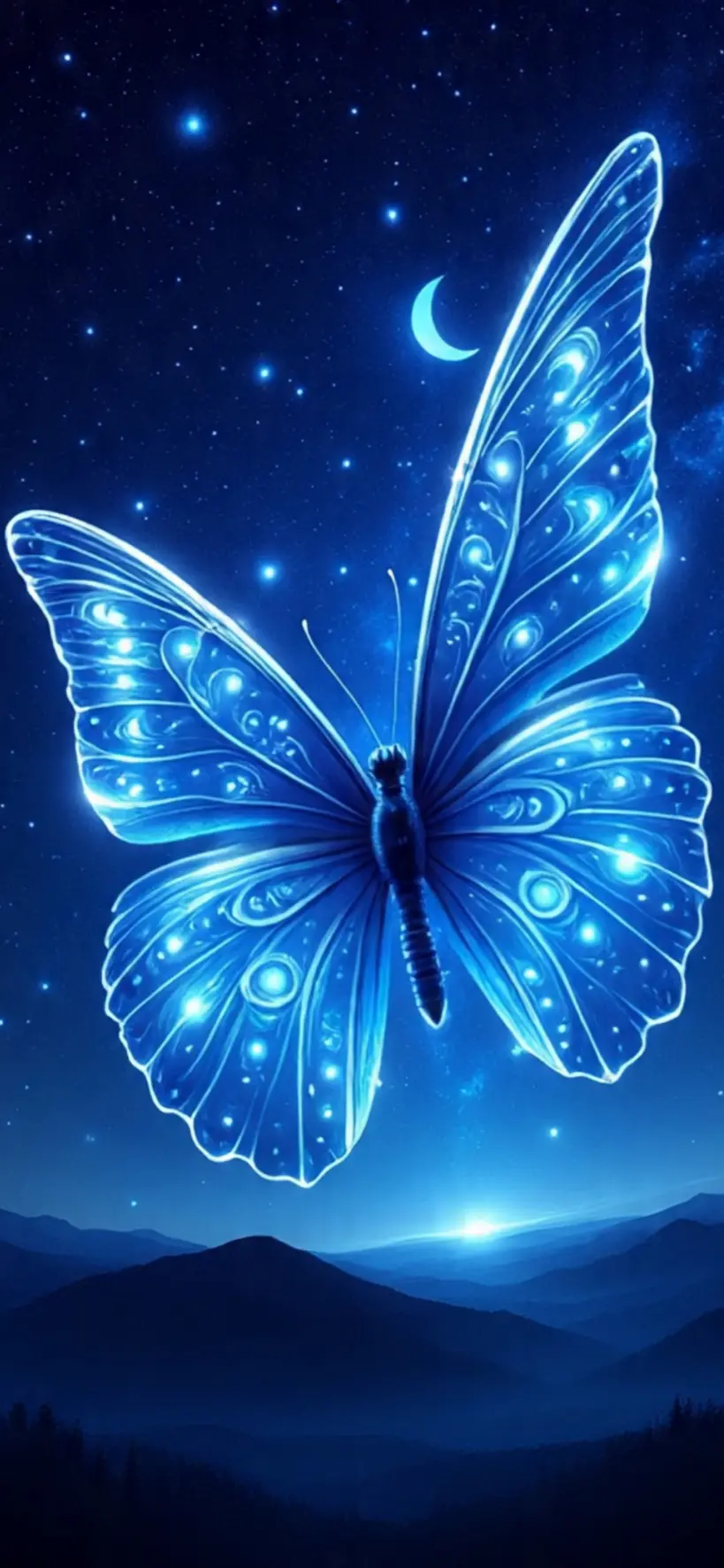 Blue Butterfly iPhone Wallpapers  27