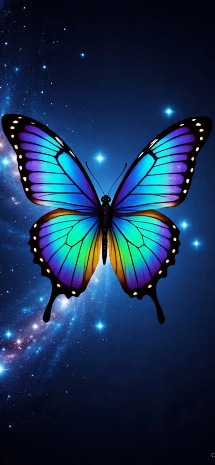 Blue Butterfly iPhone Wallpapers 31