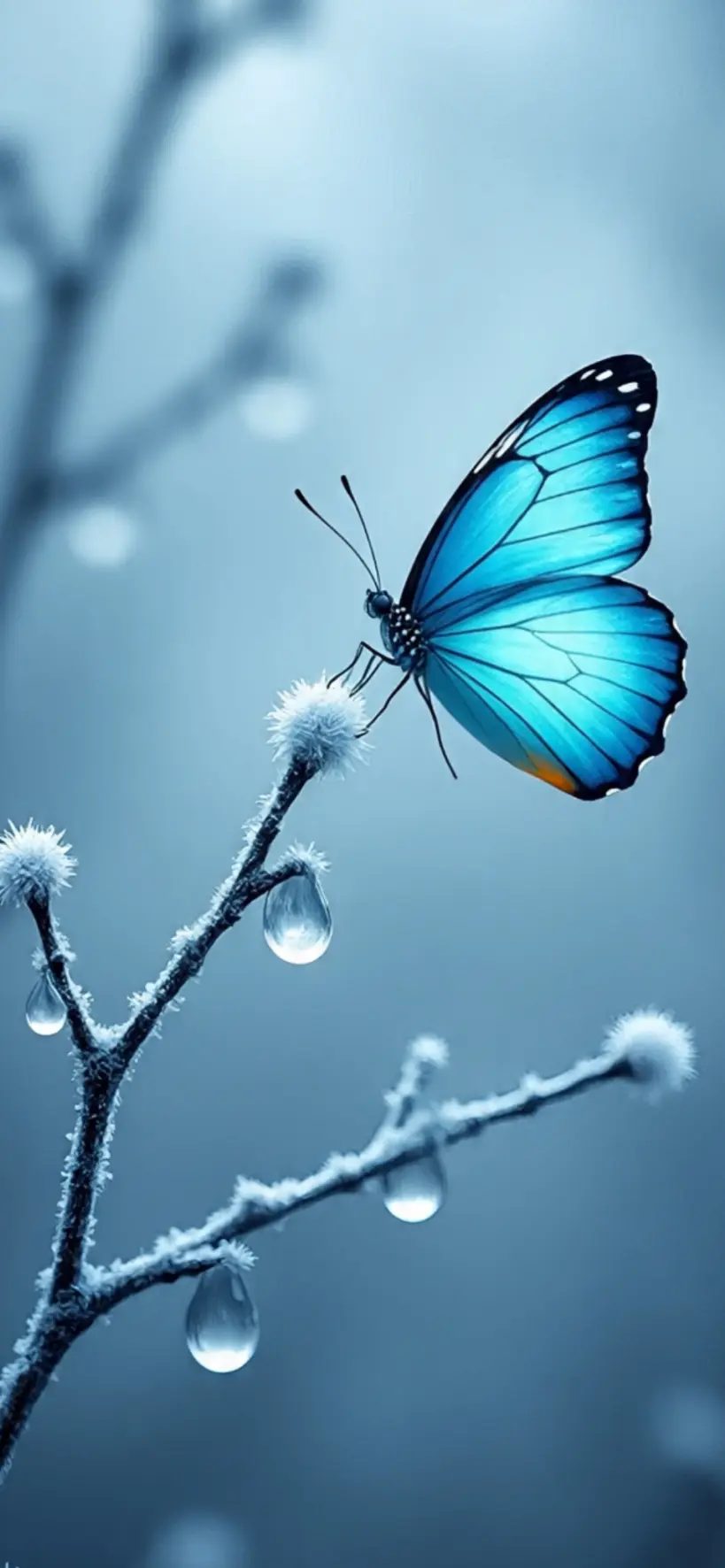 Blue Butterfly iPhone Wallpapers 33