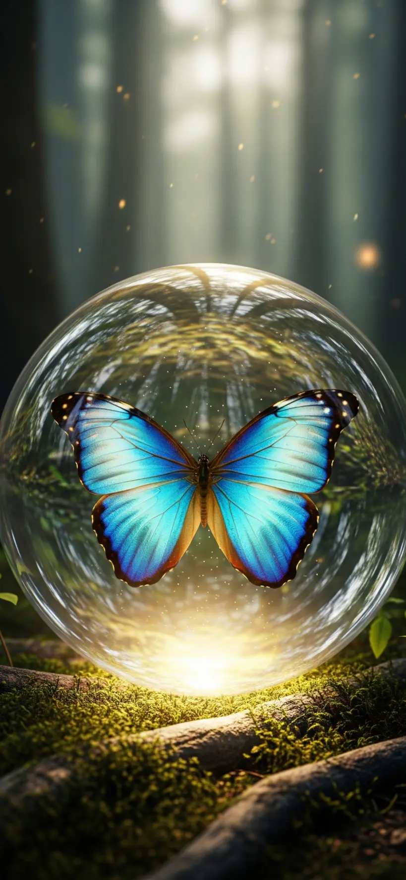 Blue Butterfly iPhone Wallpapers 34