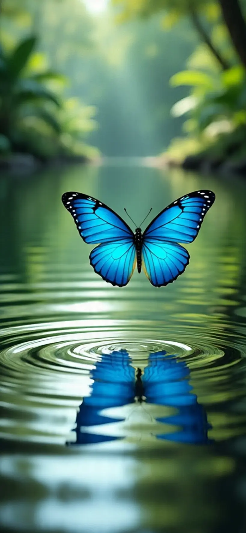 Blue Butterfly iPhone Wallpapers 35