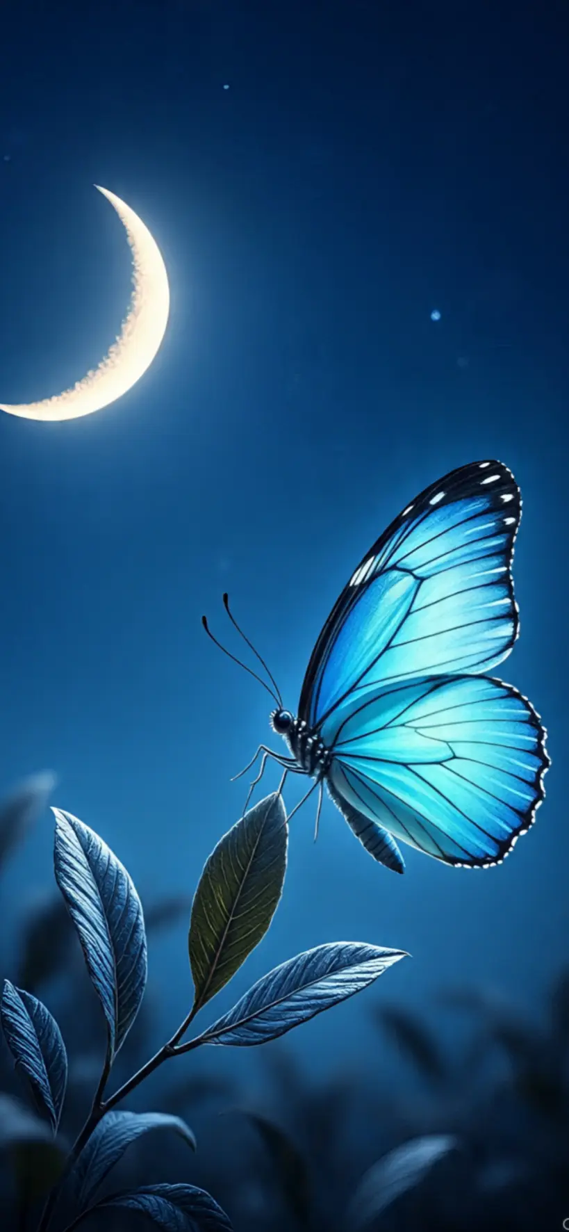 Blue Butterfly iPhone Wallpapers  4