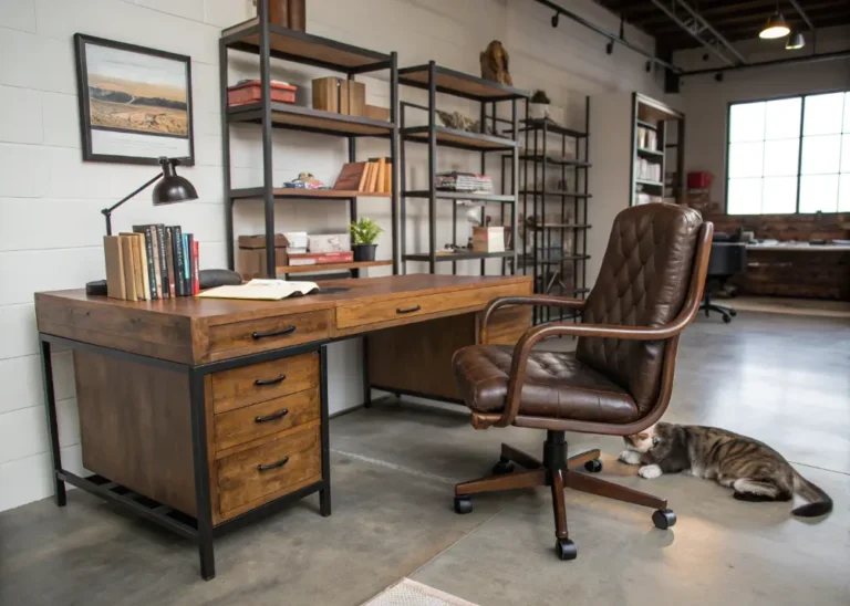 Feature Image- masculine office decor ideas