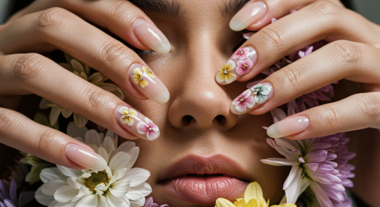 Simple and Elegant Nail Art.