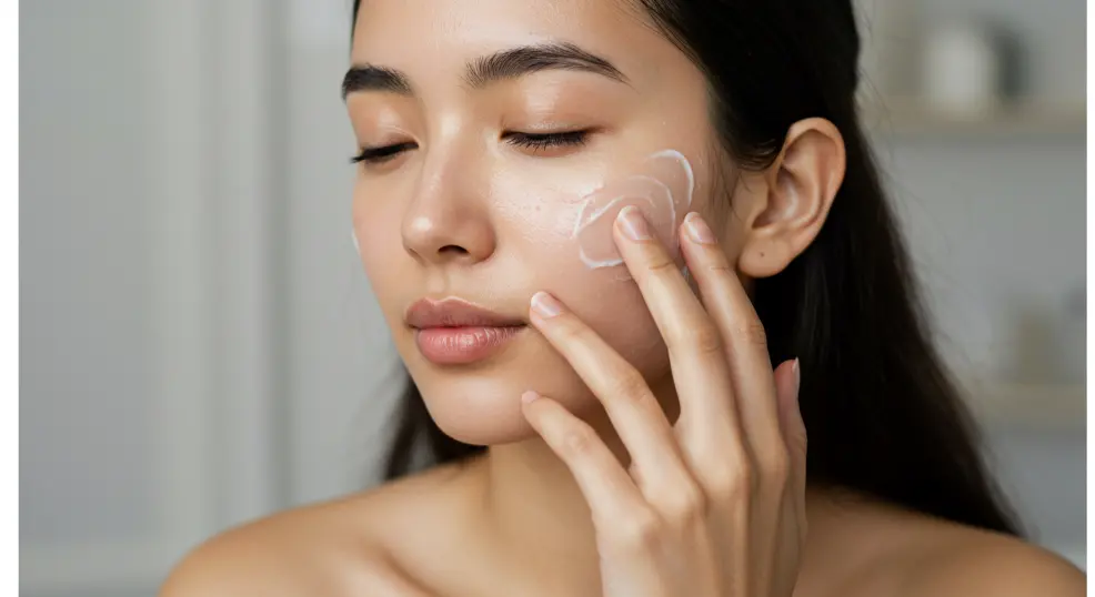  Serums used in glass skin routine for hydration and brightening.