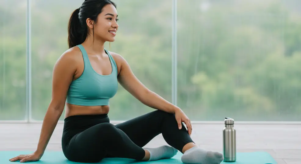  Healthy lifestyle habits supporting glass skin routine.