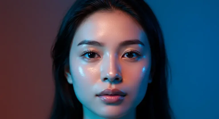 Glass Skin Routine follow by a young woman