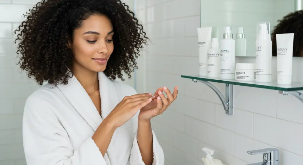 Alt text: Collection of hand care products for daily routine.
