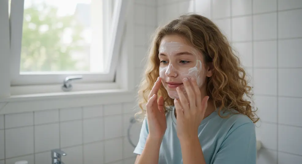 clear skin tips follow by girl.