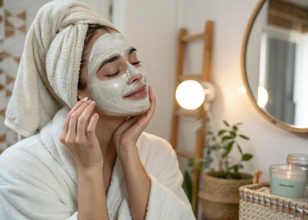 clear skin tips followed by young woman
