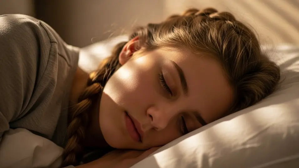 Overnight braid to prevent frizz and dryness.